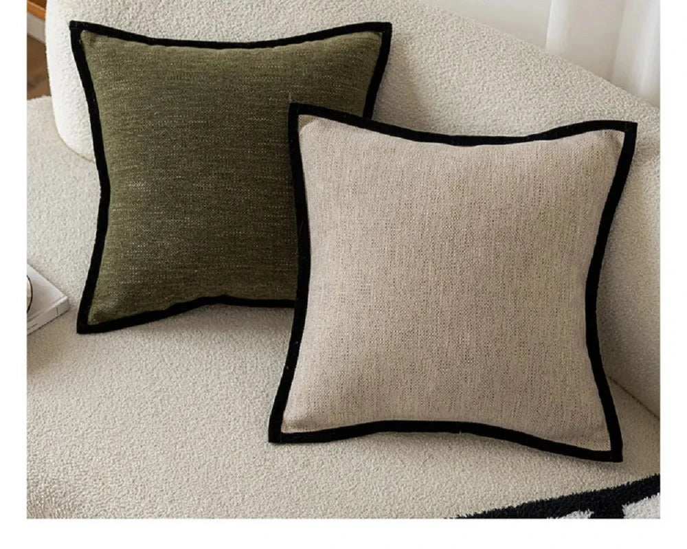 Anais French Border Cushion Cover