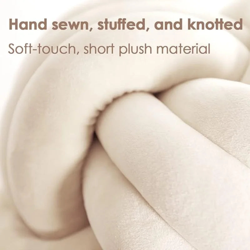 Sunday Ball Knot Pillow Soft Plush