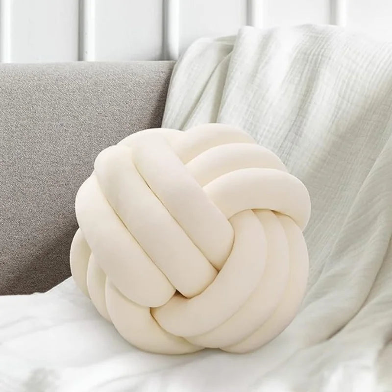 Sunday Ball Knot Pillow Soft Plush